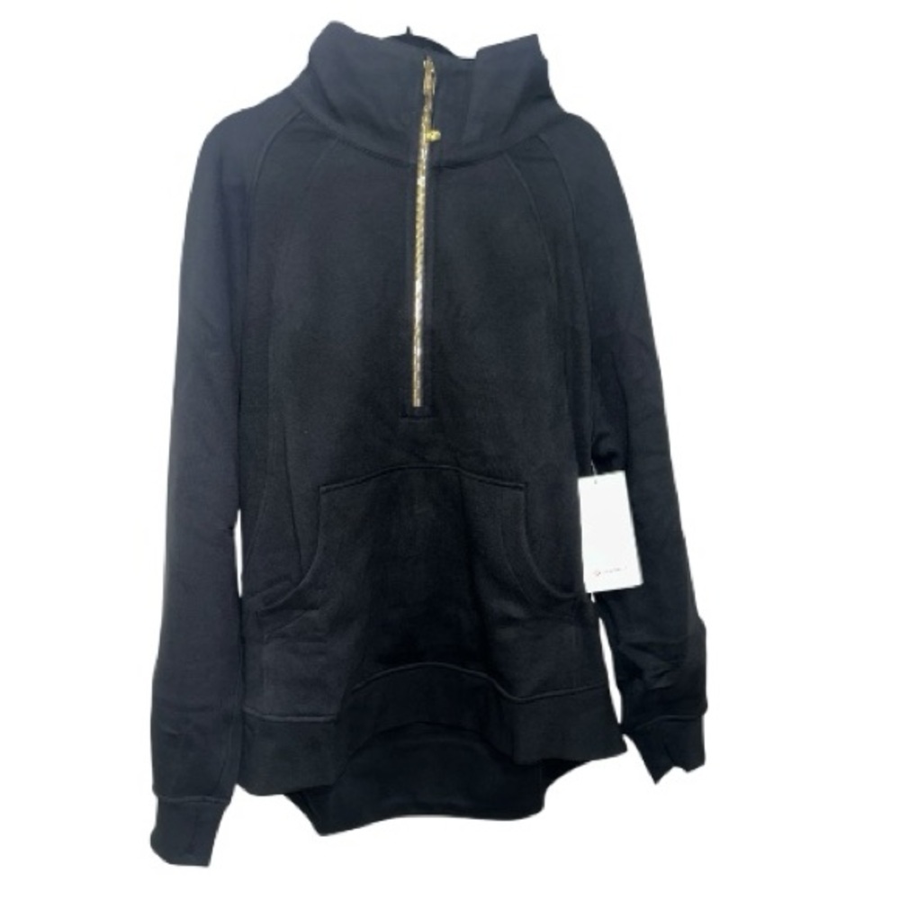 Lululemon Scuba Oversized Funnel Neck Half Zip Hoodie Black XL/XXL NWT